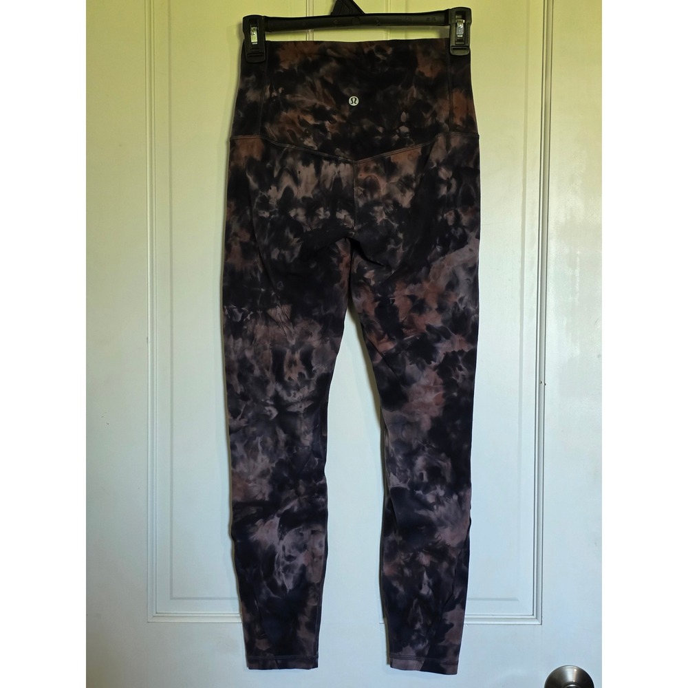 Lululemon Align High-Rise Pant 25 Diamond Dye Graphite Grey Bronze Green Size 6